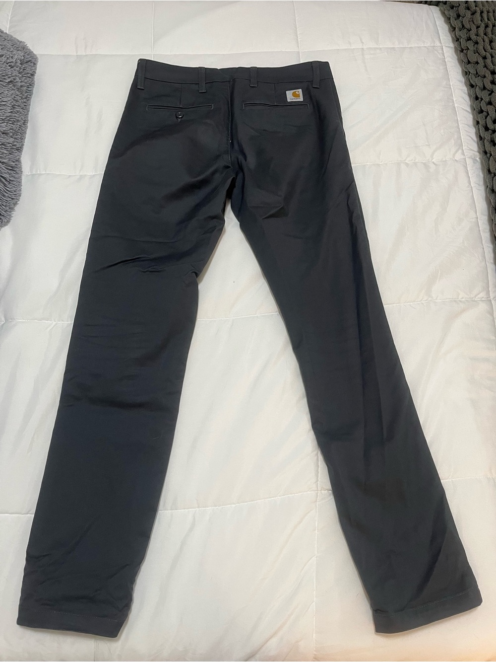 Carhartt WIP Black Straight Chino Pants